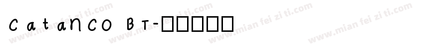 catanco BT字体转换